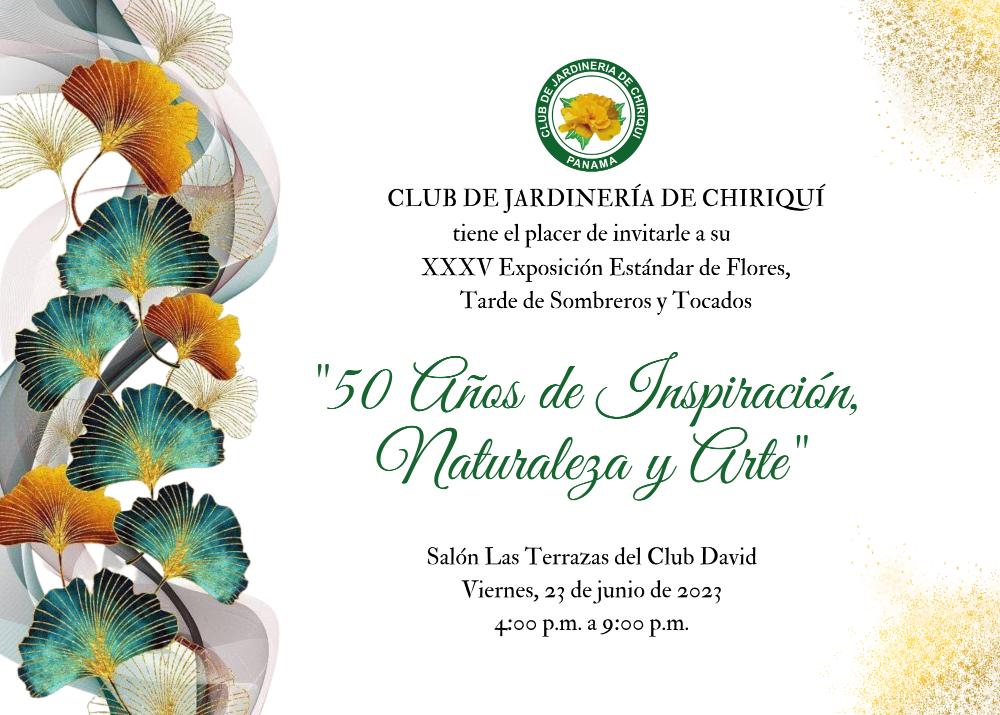 Bodas de Oro – Club de Jardinería de Chiriquí