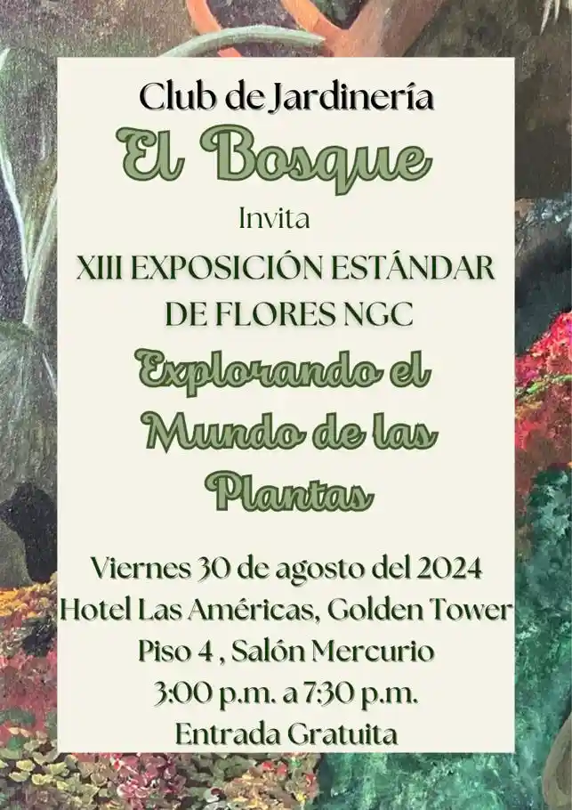 Exposición “Explorando el Mundo de las Plantas” – Club de Jardinería El Bosque