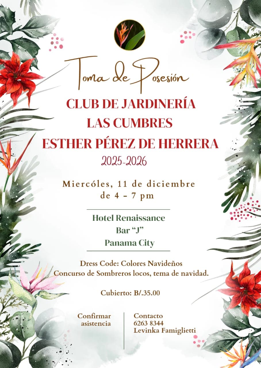 Toma de Posesión – Club de Jardinería Las Cumbres